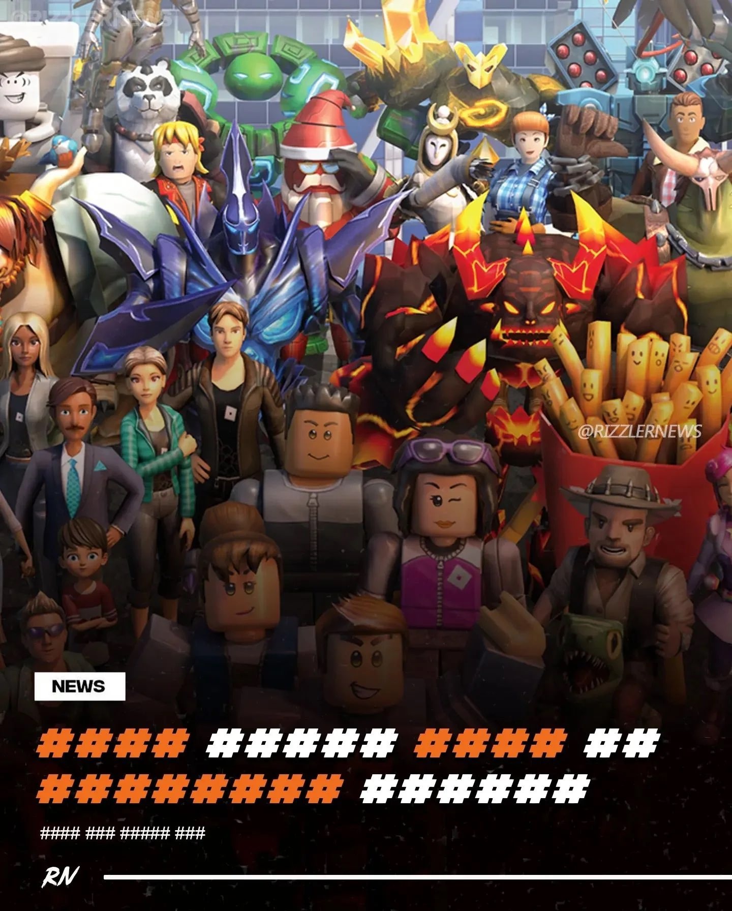 #### ###### ###### | image tagged in roblox,news,shitpost | made w/ Imgflip meme maker