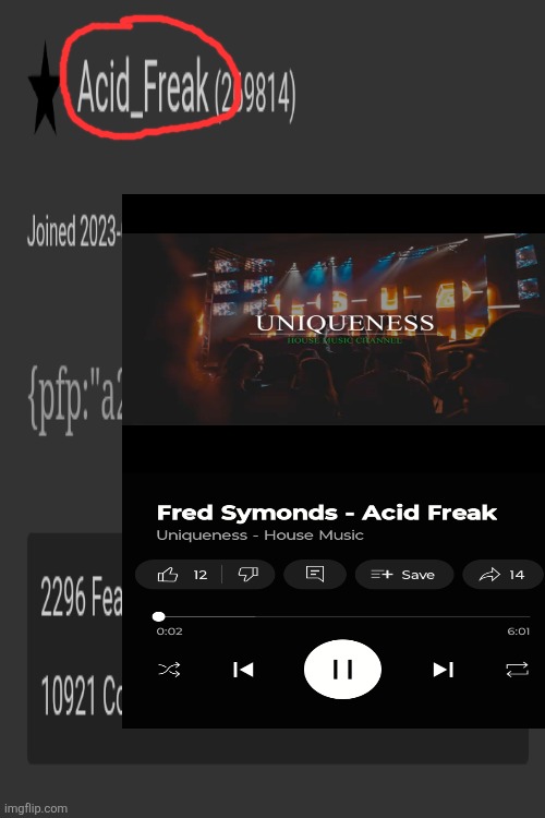 @Acid_Freak (sorry for the horrible quality) | made w/ Imgflip meme maker