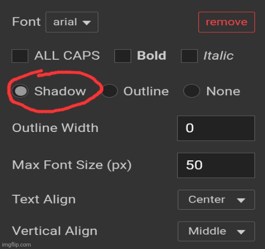 Imagine being so popular you have your own text setting | made w/ Imgflip meme maker