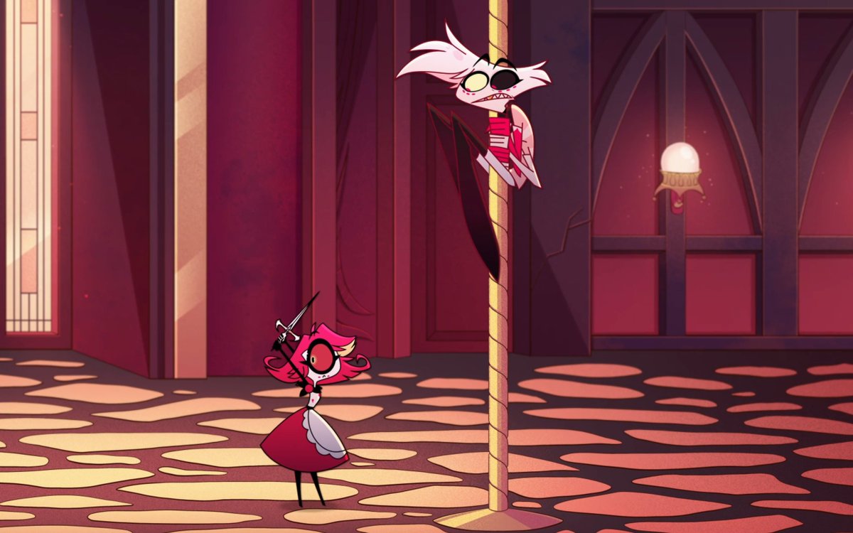 Hazbin Hotel Angel Dust Nifty Blank Meme Template