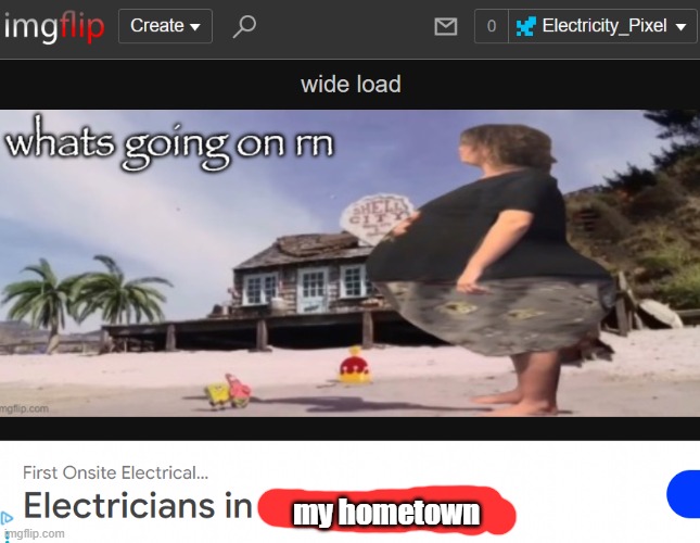 is this a warning | my hometown | made w/ Imgflip meme maker