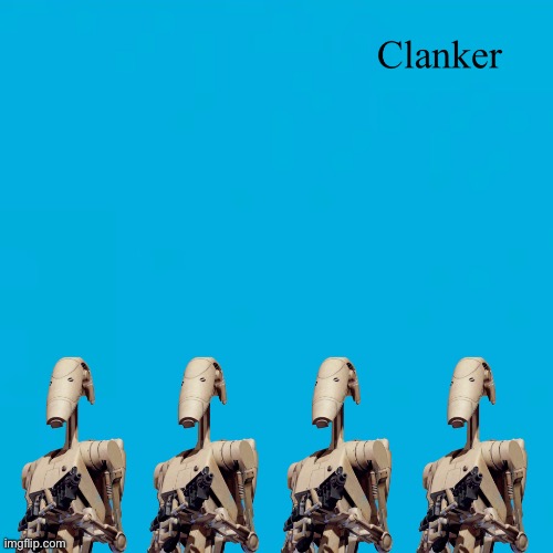 Clanker blue album | image tagged in clanker blue album | made w/ Imgflip meme maker