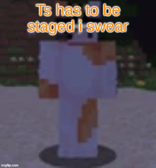 Nox | Ts has to be staged i swear | image tagged in nox | made w/ Imgflip meme maker