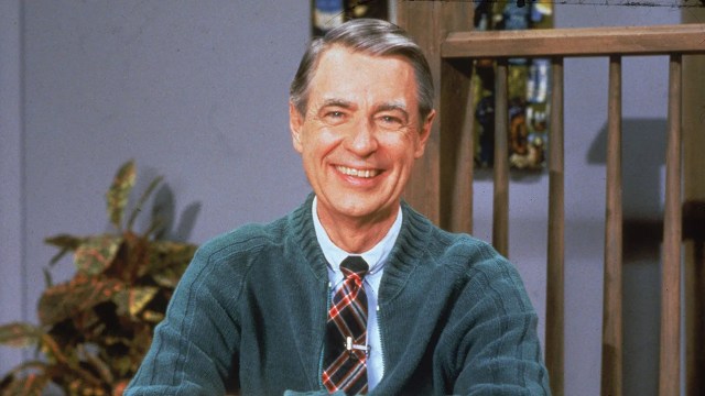 Mr Rogers Green Sweater Blank Meme Template