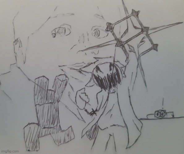 Blook with a mine | image tagged in blook with a mine | made w/ Imgflip meme maker