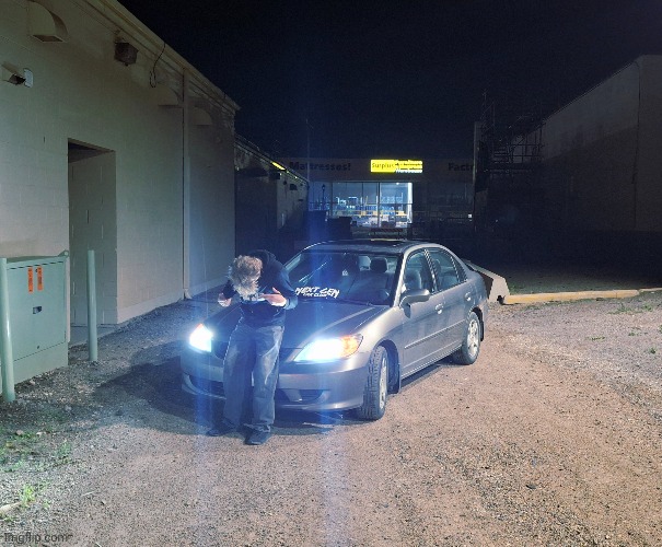 Me n twin last night we got matching civics | made w/ Imgflip meme maker