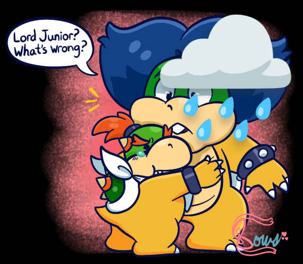 Bowser JR cry for ludwig Blank Meme Template