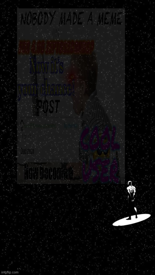 dead stream xD | image tagged in silver surfer | made w/ Imgflip meme maker