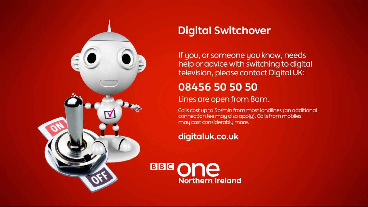 High Quality BBC ONE Northern Ireland Digital Switchover Blank Meme Template