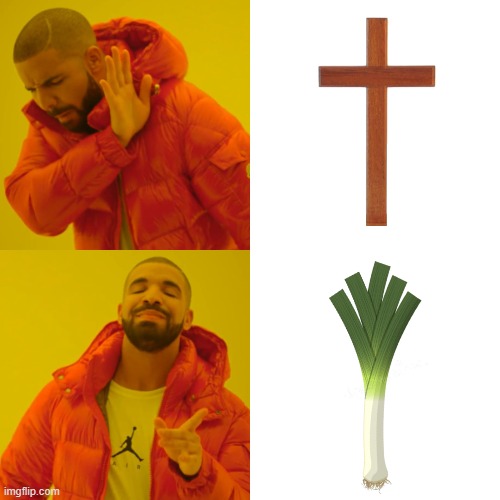 my religion | image tagged in memes,drake hotline bling,hatsune miku,miku,religion | made w/ Imgflip meme maker
