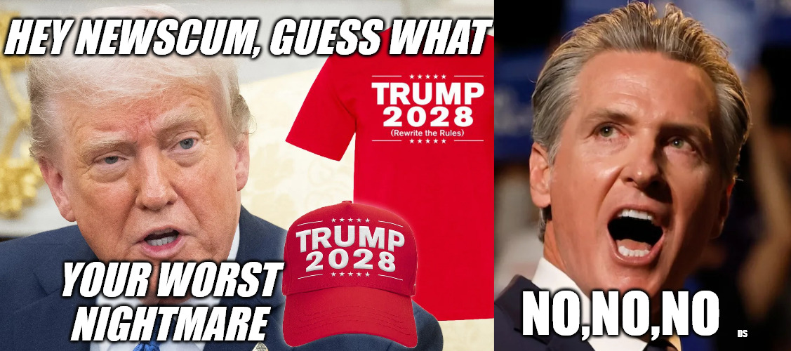 HEY NEWSCUM, GUESS WHAT; YOUR WORST NIGHTMARE; NO,NO,NO; DS | made w/ Imgflip meme maker