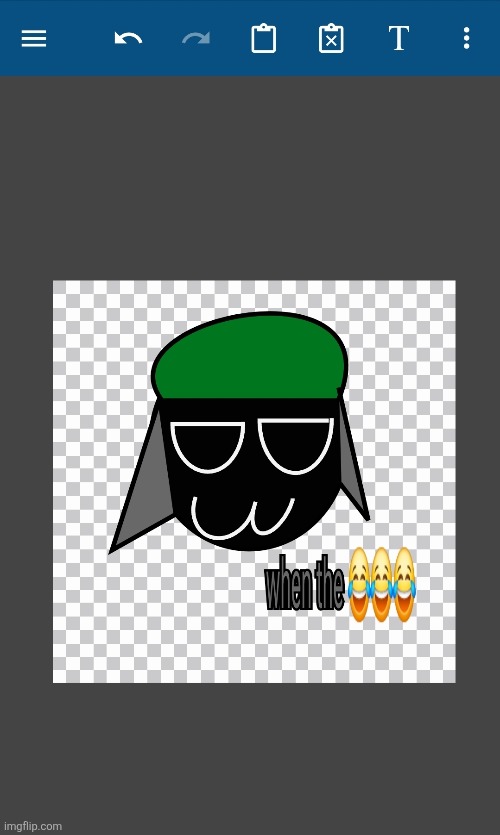 help I tried to make a drawing in this trash app called vector asset creator and it turned out like this | made w/ Imgflip meme maker