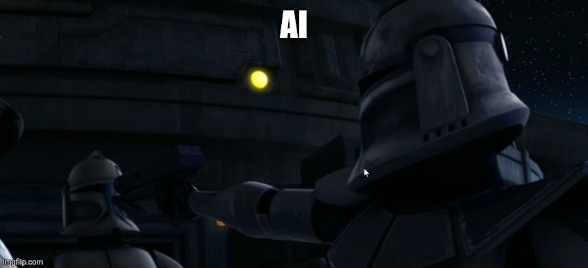 Clanker | AI | image tagged in clanker | made w/ Imgflip meme maker