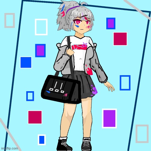 Nova.N.Nebula, one of my girl OCs full body drawing | image tagged in nova n nebula,ultimateverse,oc,drawing | made w/ Imgflip meme maker