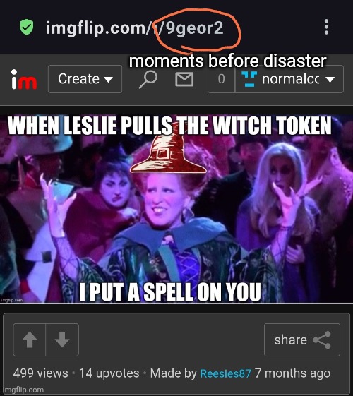 moments before disaster | made w/ Imgflip meme maker
