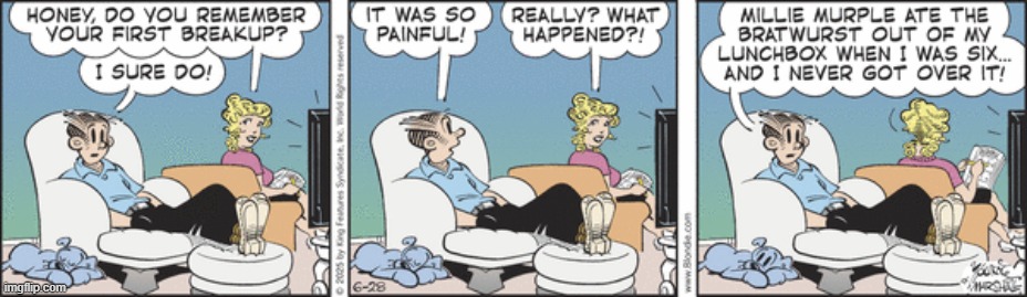 Blondie | image tagged in comics | made w/ Imgflip meme maker