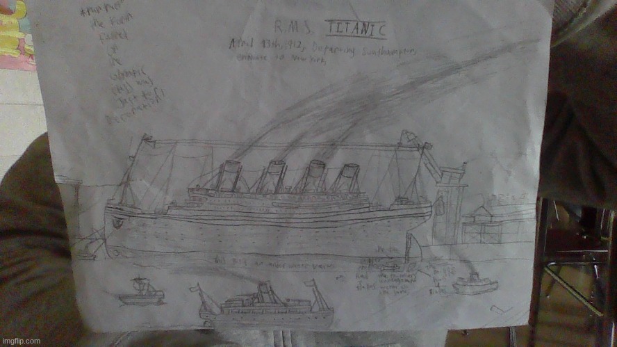 RMS/TSS/SS Titanic Departing southhampton | made w/ Imgflip meme maker