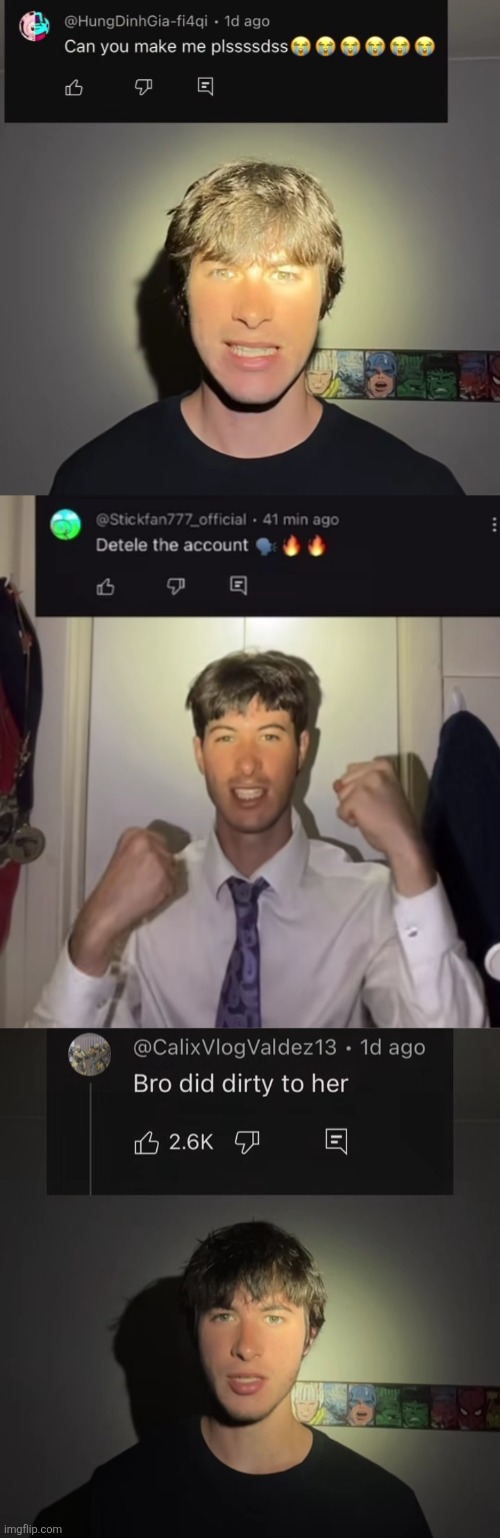 ts guy reacts to dumbass yt shorts comments | made w/ Imgflip meme maker