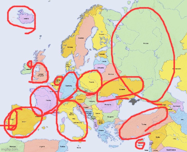 Hear me out women ffrom the highlighted country | image tagged in map of europe | made w/ Imgflip meme maker