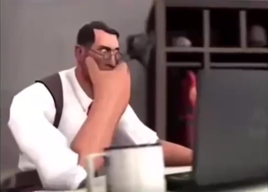 Medic "wtf" Blank Meme Template
