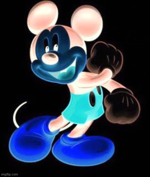 HOLY SHIT HE'S ABANDONED BY DISNEY | image tagged in mickey mouse | made w/ Imgflip meme maker