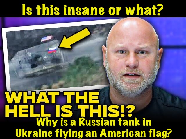 Treasonous Trump? | Is this insane or what? Why is a Russian tank in Ukraine flying an American flag? | image tagged in russian tank | made w/ Imgflip meme maker