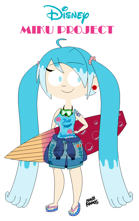 Disney Miku Project - Lucky Type Blank Meme Template