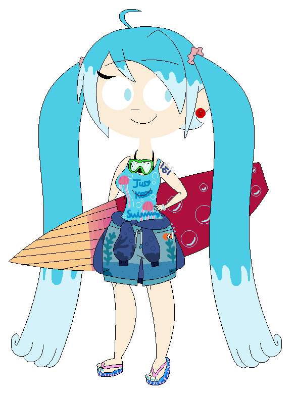Disney Miku Project - Lucky Type Blank Meme Template