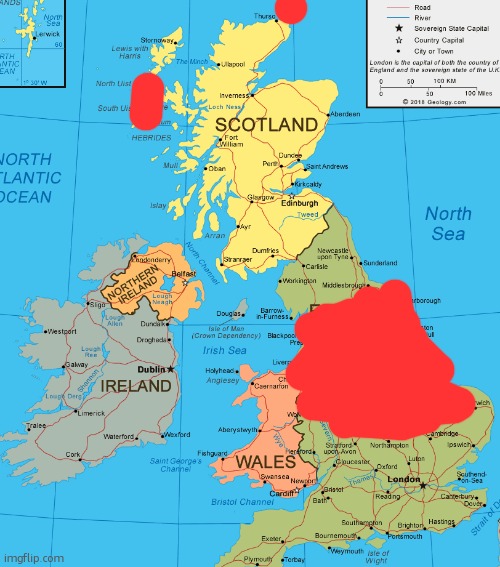 if you ever come to the uk dont live in the red bits if you want a quiet life without miltary jet noises | image tagged in uk | made w/ Imgflip meme maker