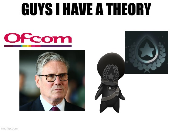 Funny enough that De Blob is a kids game. It’s lore is similar to what’s happening in the UK | image tagged in guys i have a theory,de blob,uk | made w/ Imgflip meme maker