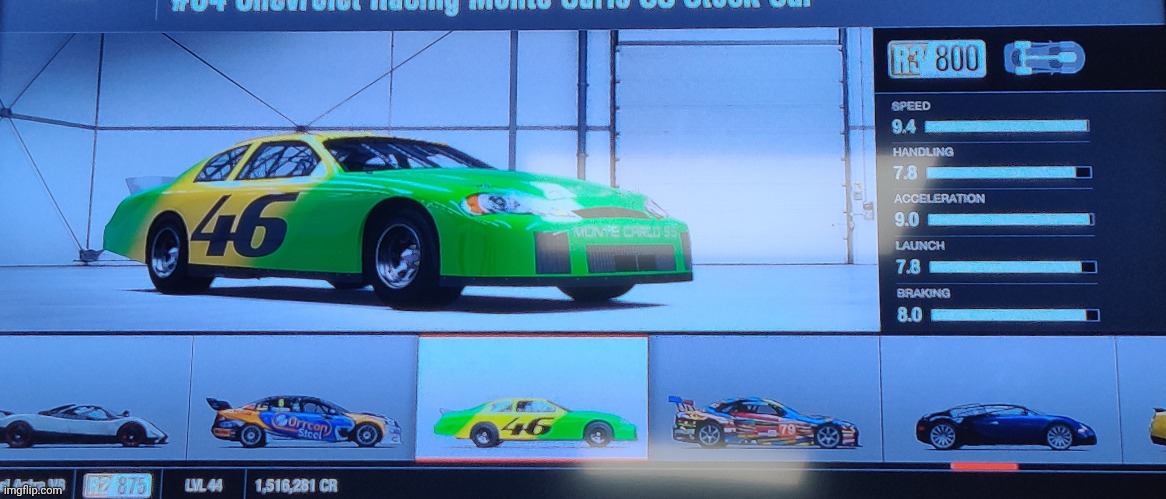 One of my cars in Forza Motorsport 4 ig (I don't have a PC to screenshot this, so.. enjoy the poor quality ig) | made w/ Imgflip meme maker