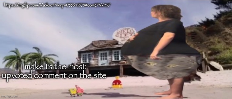 wide load | https://imgflip.com/i/a3krcz?nerp=1755649775#com37566597; make ts the most upvoted comment on the site | image tagged in wide load | made w/ Imgflip meme maker