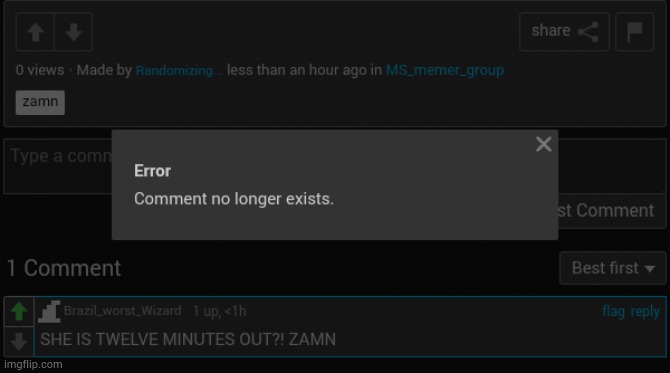 THEY UPDATED THE ERROR MESSAGE??! ZAMN | made w/ Imgflip meme maker