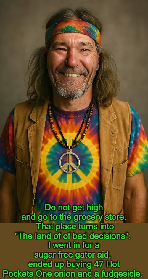 getting high and going shopping | Do not get high and go to the grocery store.
 That place turns into "The land of of bad decisions". 
I went in for a sugar free gator aid, 
ended up buying 47 Hot Pockets One onion and a fudgesicle. | image tagged in shopping,kewlew | made w/ Imgflip meme maker