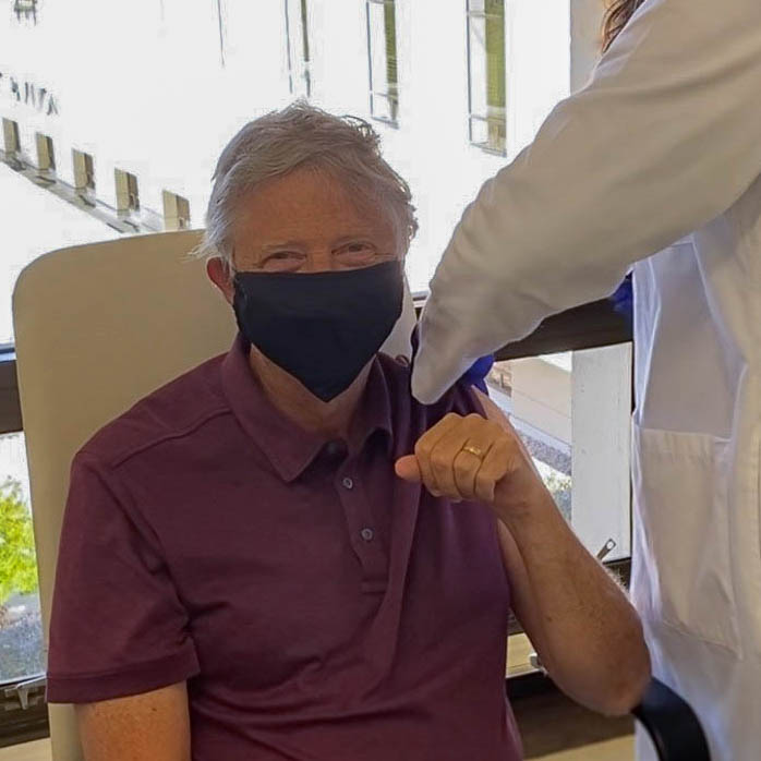 Bill Gates alleges he received the covid vaccine Blank Meme Template