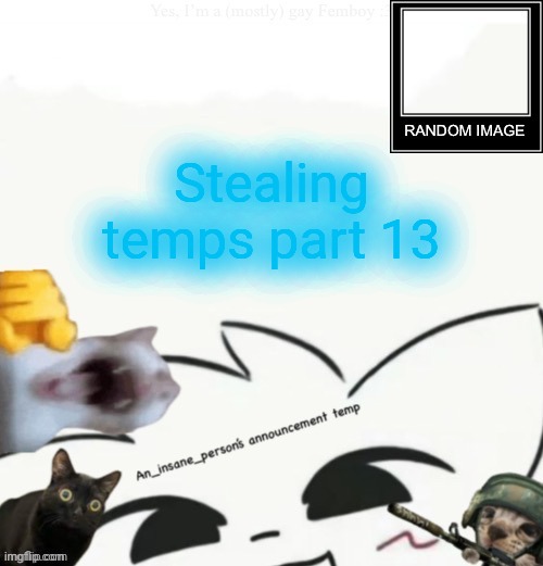 Pookie<3 (insane) | Stealing temps part 13 | image tagged in my lil announcement | made w/ Imgflip meme maker