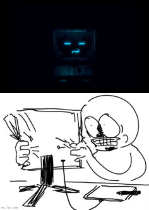 the beep boop :3 | image tagged in clank clank clank | made w/ Imgflip meme maker