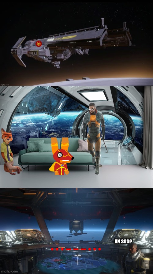 AN SOS? | image tagged in team earth space mars hq,flfk 3d futuristic spaceship interior view self-adhesive wallpap,inside a super destroyer | made w/ Imgflip meme maker