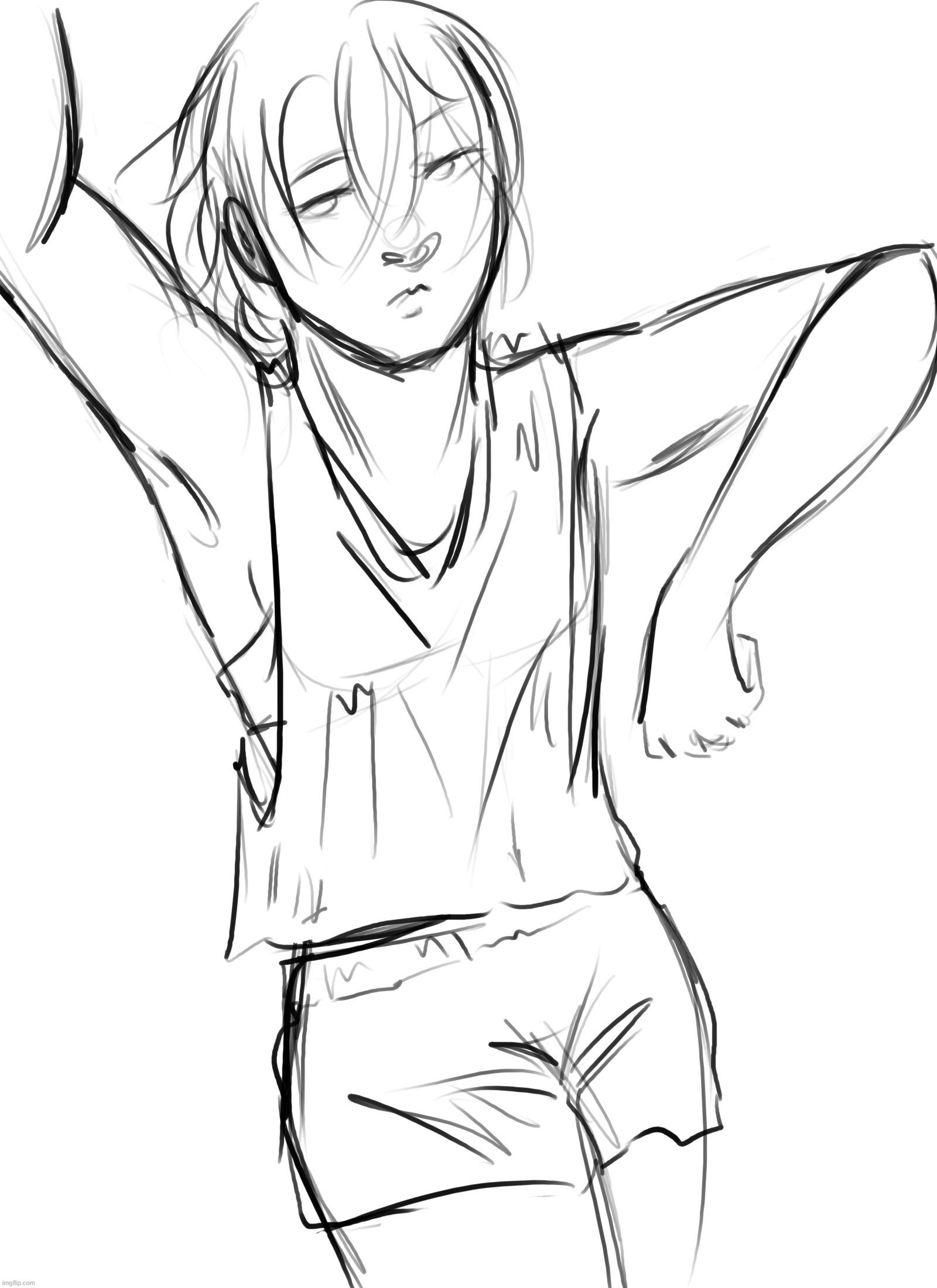 idk i really liked this sketch | made w/ Imgflip meme maker
