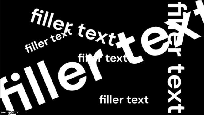 filler text | image tagged in filler text | made w/ Imgflip meme maker