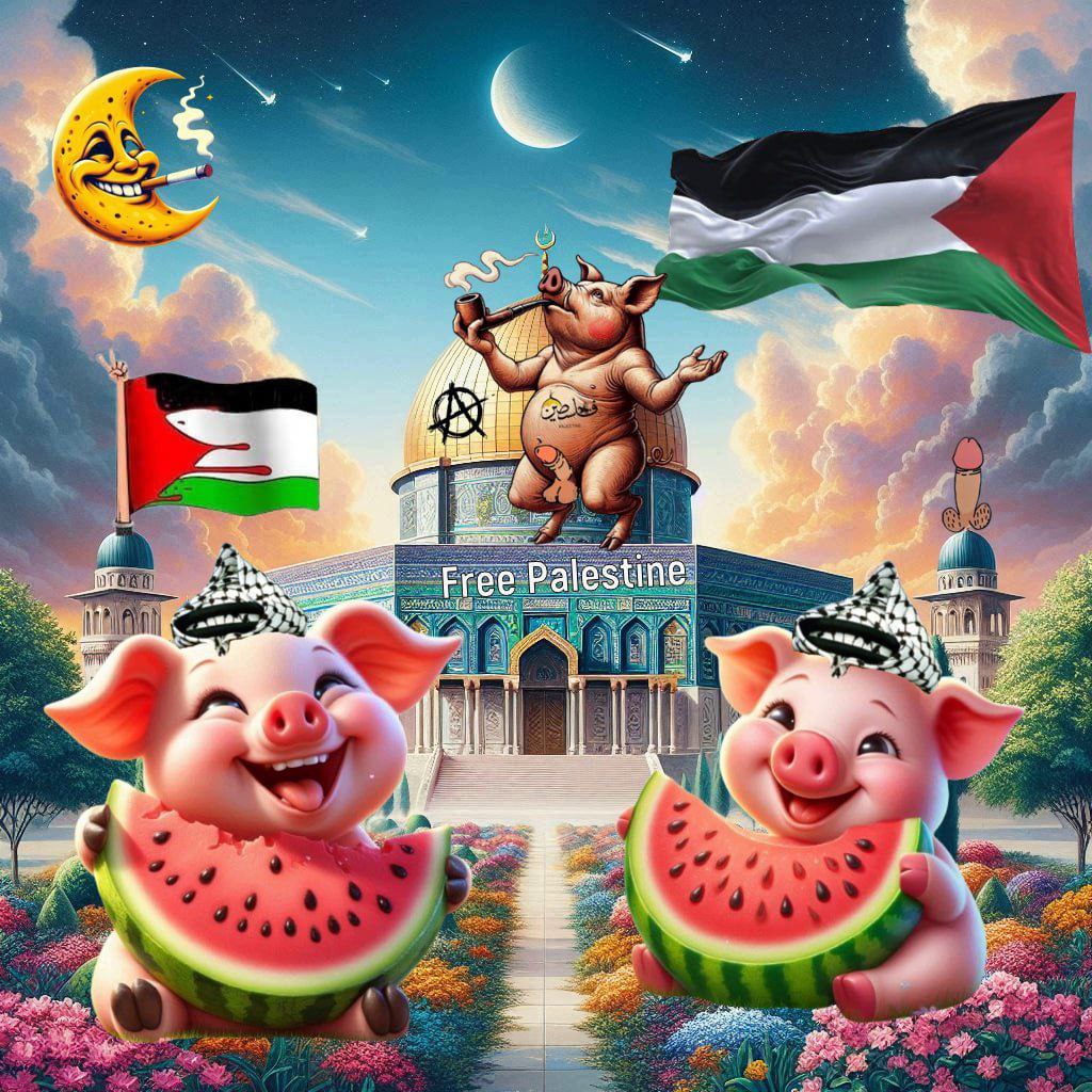 Palestine, Al-Aqsa Mosque in Jerusalem. Blank Meme Template