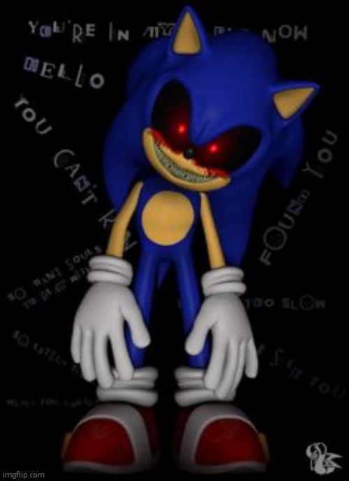 Sonic EXE Grin | image tagged in sonic exe grin | made w/ Imgflip meme maker