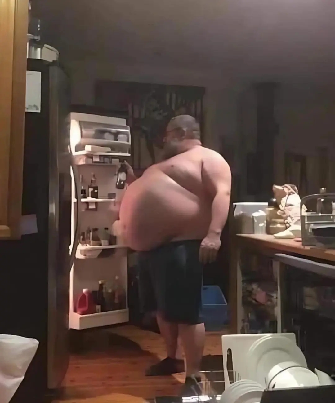 Fat Fridge Guy Blank Meme Template