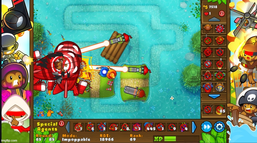 Limiting us to only land monkeys on a map thats 95% water is brutal | made w/ Imgflip meme maker