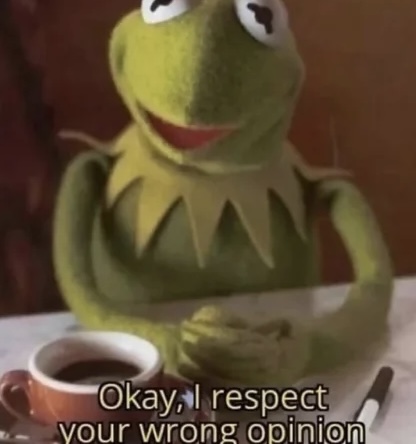 Wrong Opinion Blank Meme Template