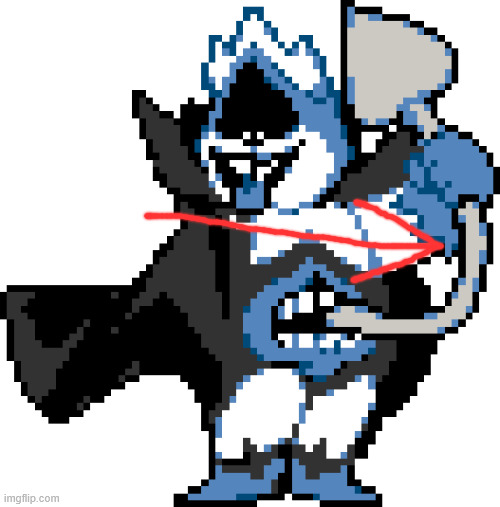Spade King Deltarune | image tagged in spade king deltarune | made w/ Imgflip meme maker