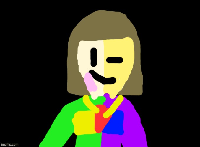 Well, at least the Chara-Frisk ENA idea isn't taken yet. | image tagged in blank black | made w/ Imgflip meme maker