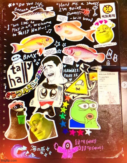 "I'm nerding out rn!! i'm such a weird kid!!" ok but does your sketchbook look like THIS? | made w/ Imgflip meme maker