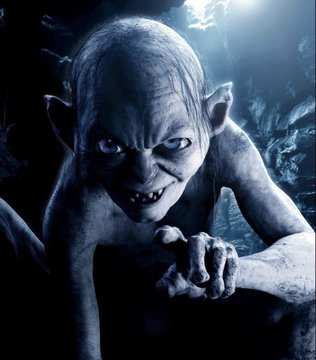 Gollum getting close Blank Meme Template