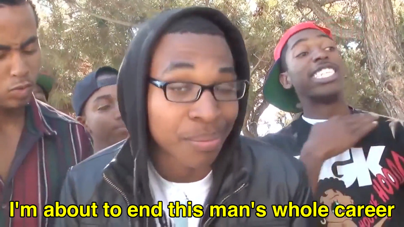 I'm about to end this man's whole career Blank Meme Template